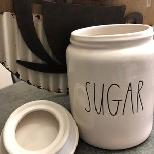 Large Rae Dunn SUGAR canister
